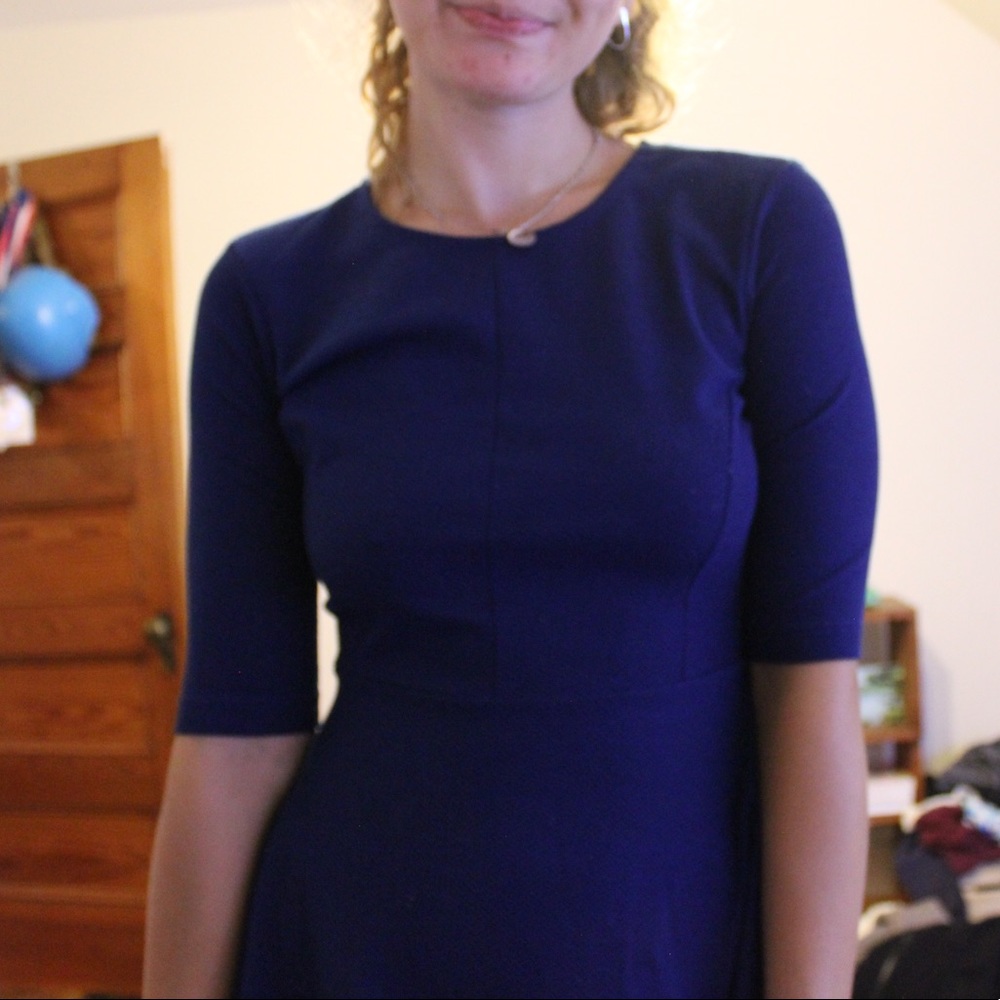 babydoll Navy topshop dress!